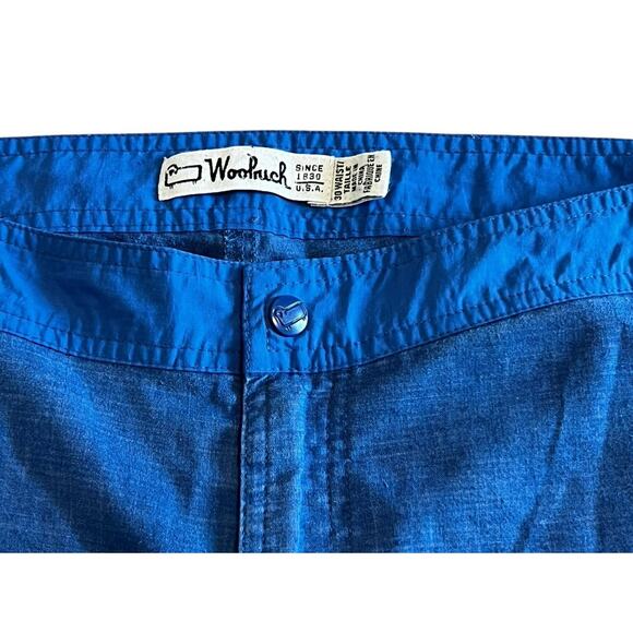 Vtg Woolrich Mens Board Shorts Size 30 90s Blue Swim Trunks Surf & Beachwear - Picture 2 of 3